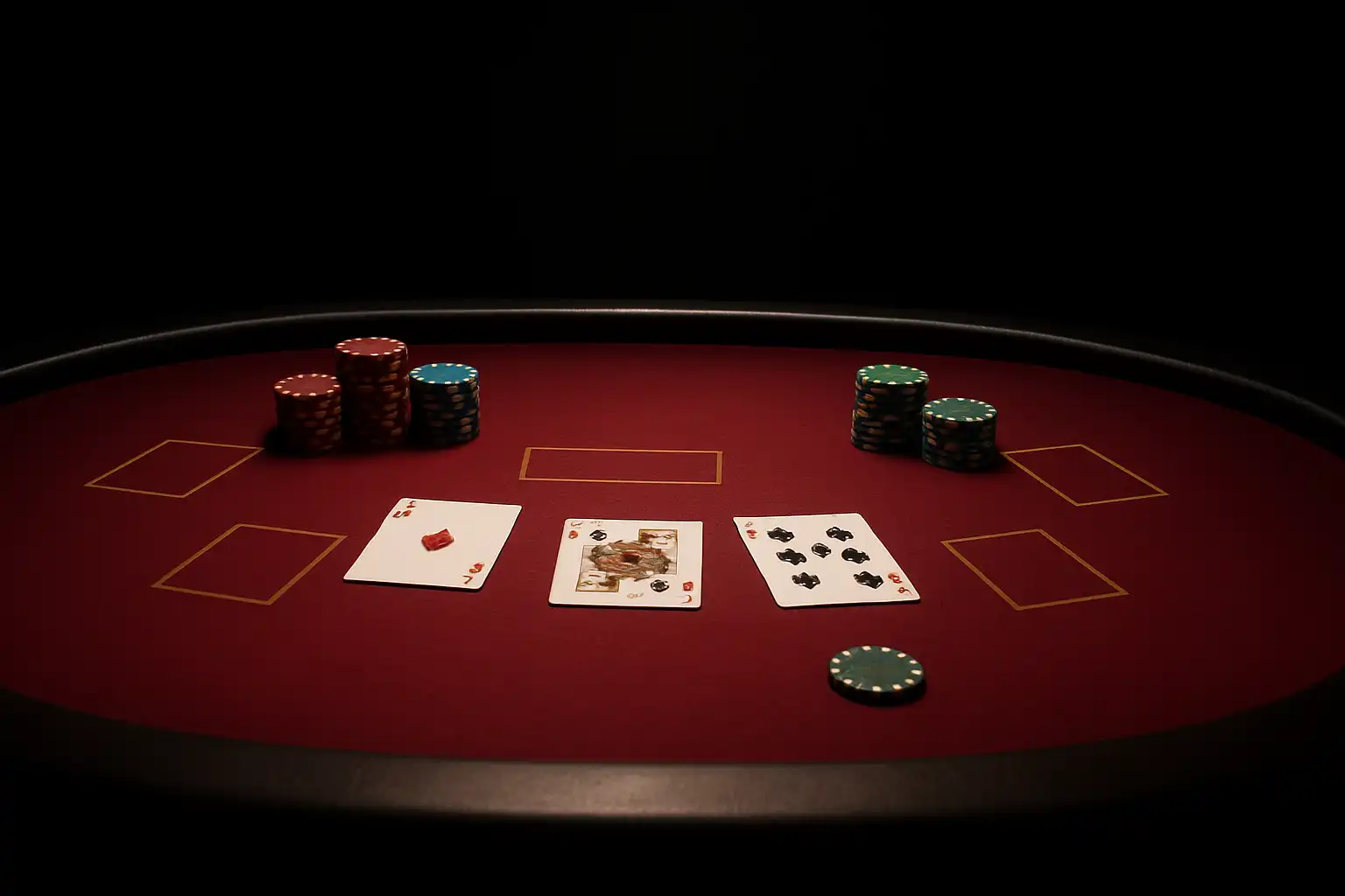 Stół do gry w pokera i blackjacka w Twindor Kasyno